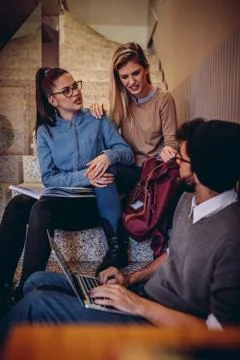 The study group Stock Photos