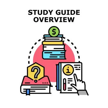 Study guide overview planning education and financial growth Иллюстрация