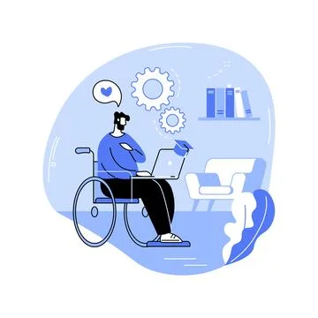 Study from home isolated cartoon vector illustrations. Stock Illustration