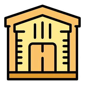 Study house icon vector flat 스톡 일러스트