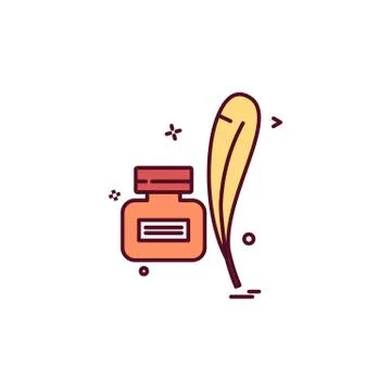 Study icon design vector Stock Illustration