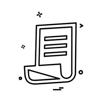 Study icon design vector Stock Illustration