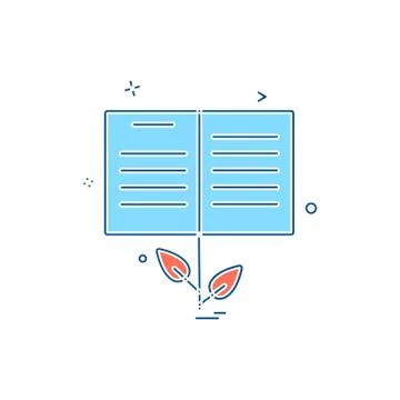 Study icon design vector 스톡 일러스트
