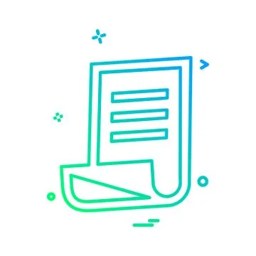 Study icon design vector Stock Illustration