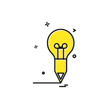 Study icon design vector Stock Illustration