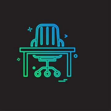 Study icon design vector Stock Illustration