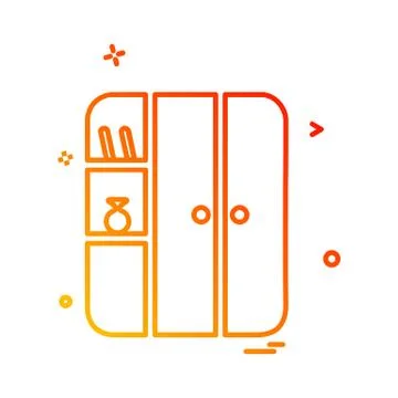 Study icon design vector Stock Illustration