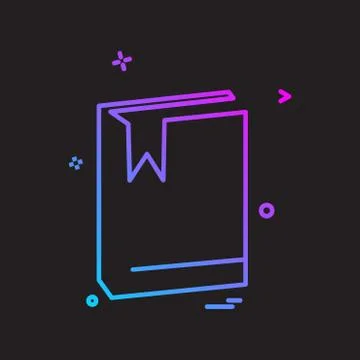 Study icon design vector イラスト素材