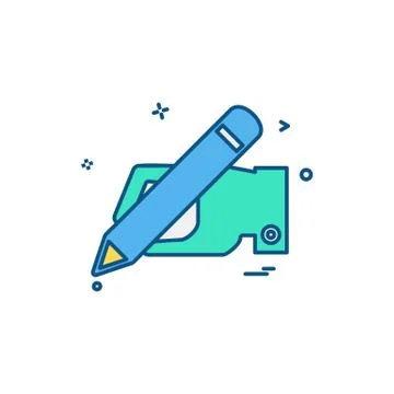 Study icon design vector イラスト素材