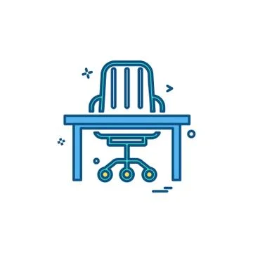 Study icon design vector Stock Illustration