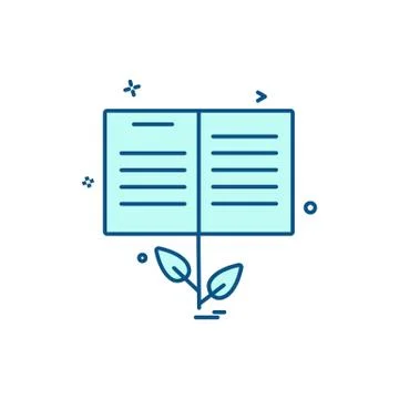 Study icon design vector イラスト素材