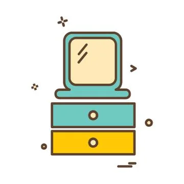 Study icon design vector イラスト素材