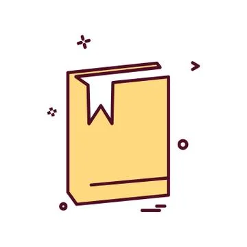 Study icon design vector Stock Illustration