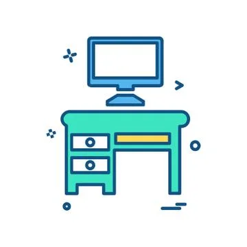 Study icon design vector Stock Illustration