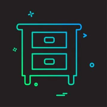 Study icon design vector Stock Illustration