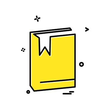 Study icon design vector Stock Illustration