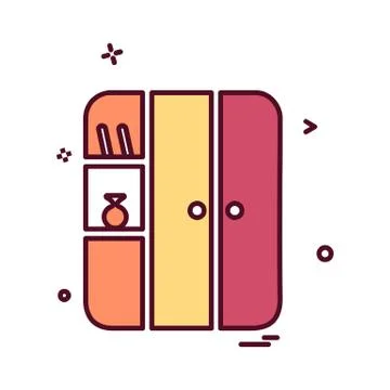 Study icon design vector Stock Illustration