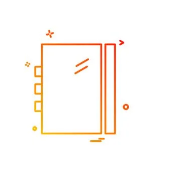 Study icon design vector Stock Illustration