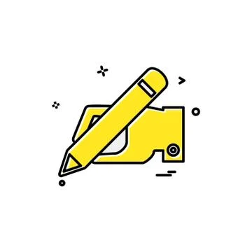 Study icon design vector Ilustración de archivo