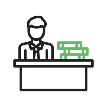 Study icon vector image. Stock Illustration