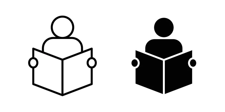 Study icon for web projects Stock Illustration