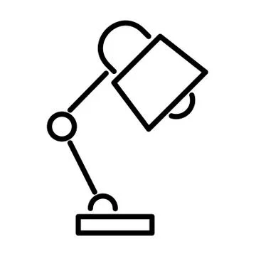Study Lamp Icon Stock-Illustration
