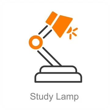 Study Lamp Stock Illustration