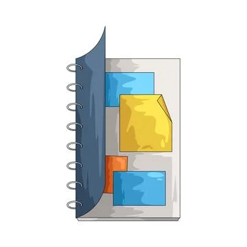 Study notes illustration Ilustração Stock