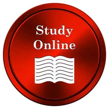 Study online icon Stockillustratie