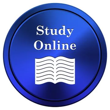 Study online icon 스톡 일러스트
