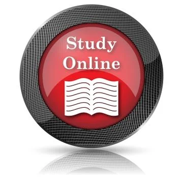 Study online icon Stock Illustration