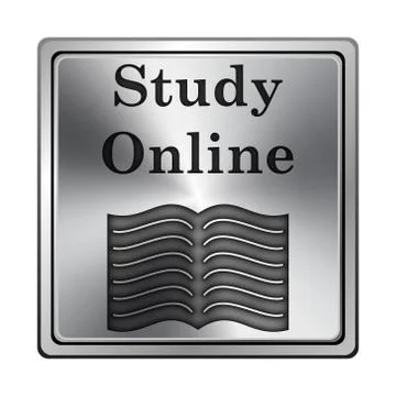 Study online icon 스톡 일러스트