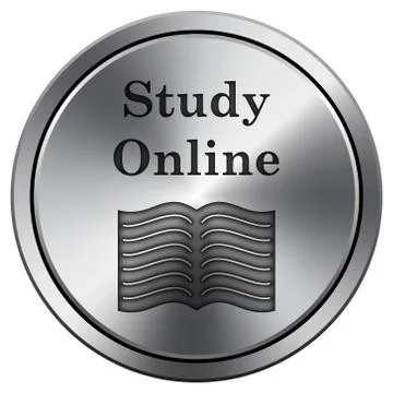 Study online icon Stock Illustration