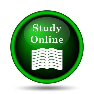 Study online icon 스톡 일러스트