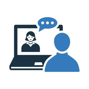 Study, online icon. Simple editable vector design isolated on a white backg.. 스톡 일러스트