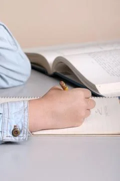 Study or homework Foto stock