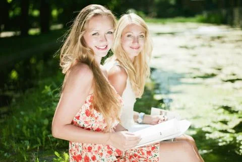 Study outdoors Foto stock