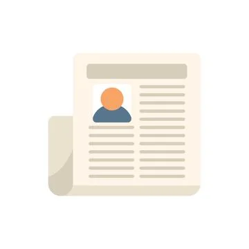 Study paper icon flat vector. Degree diploma Stock Illustration