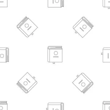 Study pattern seamless Stockillustratie