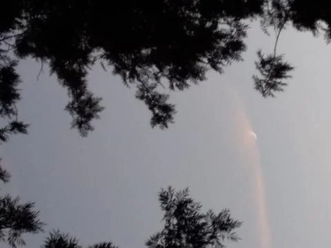 A study of purple sky in the evening Stock Photos