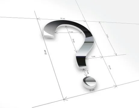 Study of the question Stock Illustration