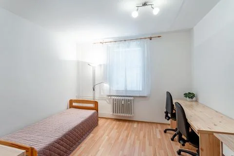 Study room with bed in house Stock-Fotos