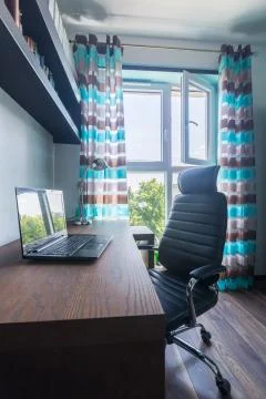 Study room in modern design Stock Photos