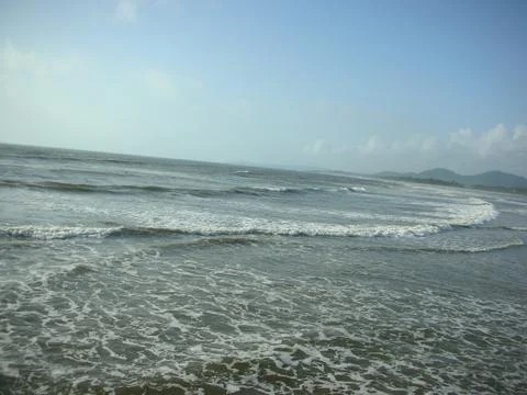 A study of sea waves Stock Photos