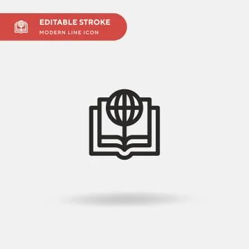 Study Simple vector icon. Illustration symbol design template for web mobile  Stock Illustration