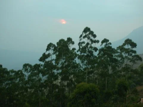 A study of sky in the evening Stock Photos
