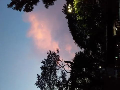 A study of sky before rains Stock Photos