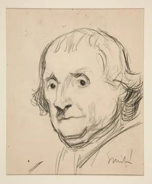 Study for Smith?: sketch for mural for the state capitol building in Harris.. Fotos de archivo