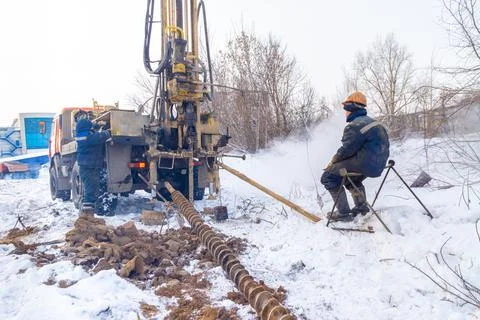 Study of the soil structure to obtain the initial data for the design of Stock-Fotos