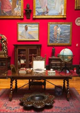 Study at the Sorolla Museum Foto stock